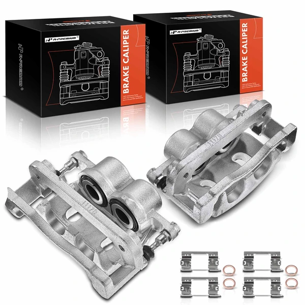 2008-2018 GMC Sierra 1500 2-Pc Brake Caliper Front Driver & Passenger 2-Piston A-Premium APBC0145