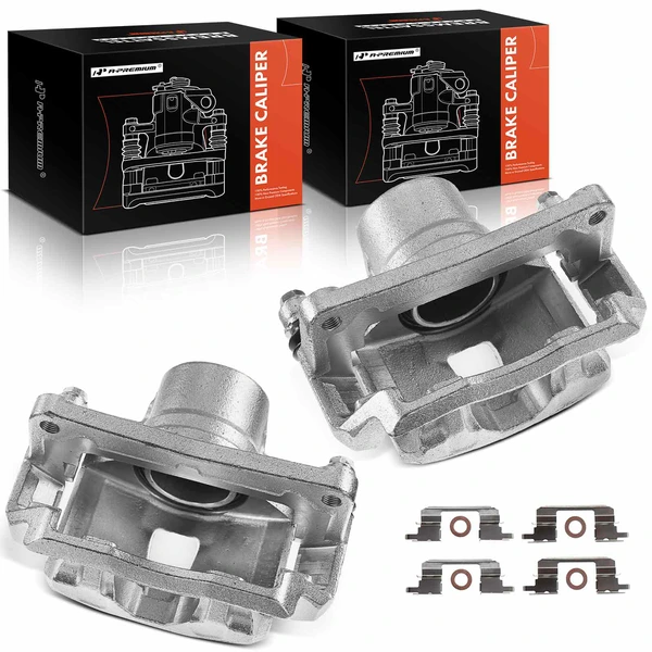 2-PC Brake Caliper, Front Driver & Passenger, 1-Piston, A-Premium APBC0745