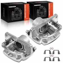 2 Pcs Front Brake Caliper with Bracket