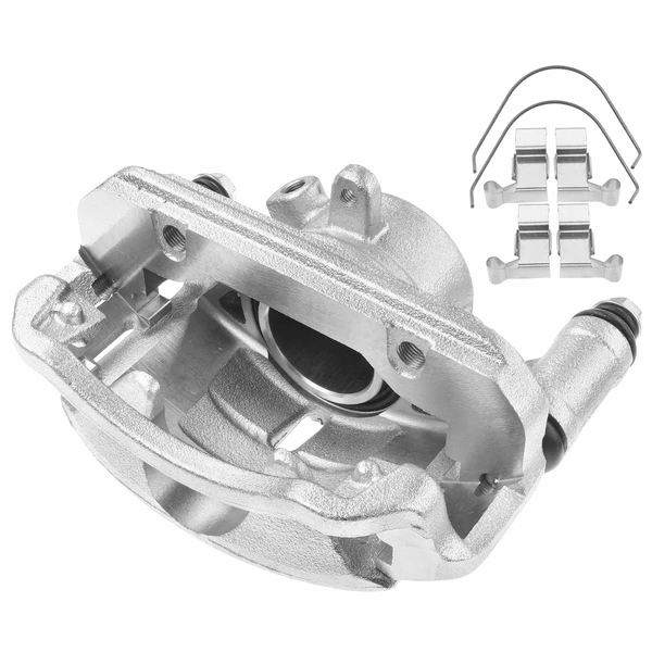 1-PC Brake Caliper, Front Left Driver Side, 1-Piston, A-Premium APBC2858