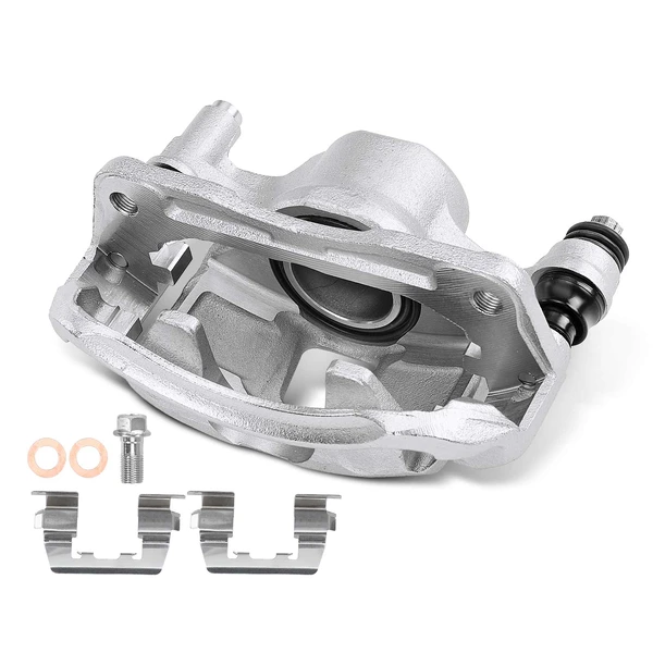 1-PC Brake Caliper, Front Left Driver Side, 1-Piston, A-Premium APBC2987