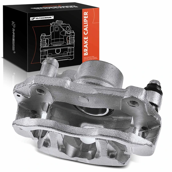 1-PC Brake Caliper, Front Left Driver Side, 1-Piston, A-Premium APBC0809