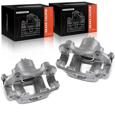 2 Pcs Front Brake Caliper with Bracket