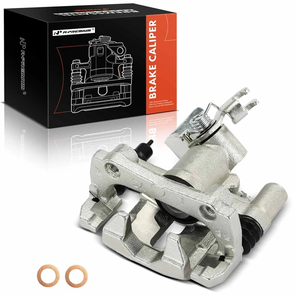 1-Pc Brake Caliper with Bracket Rear Right Passenger Side 1-Piston A-Premium APBC4330