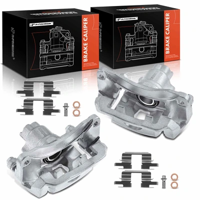 2 Pcs Rear Brake Caliper with Bracket