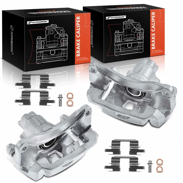 2003-2006 Subaru Baja 2-Pc Brake Caliper Rear Driver & Passenger 1-Piston A-Premium APBC1009