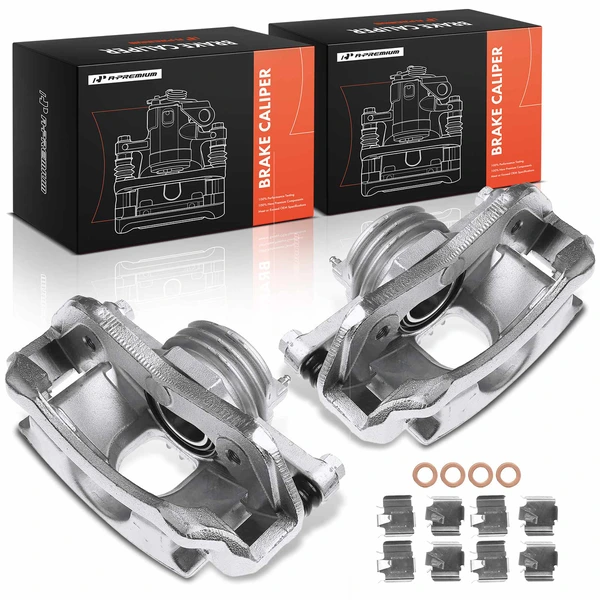 2-PC Brake Caliper, Front Driver & Passenger, 1-Piston, A-Premium APBC1953