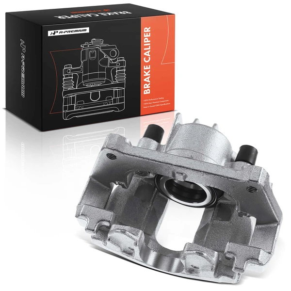 2001-2007 Volvo S60 1-Pc Brake Caliper Front Right Passenger Side 1-Piston A-Premium APBC0732