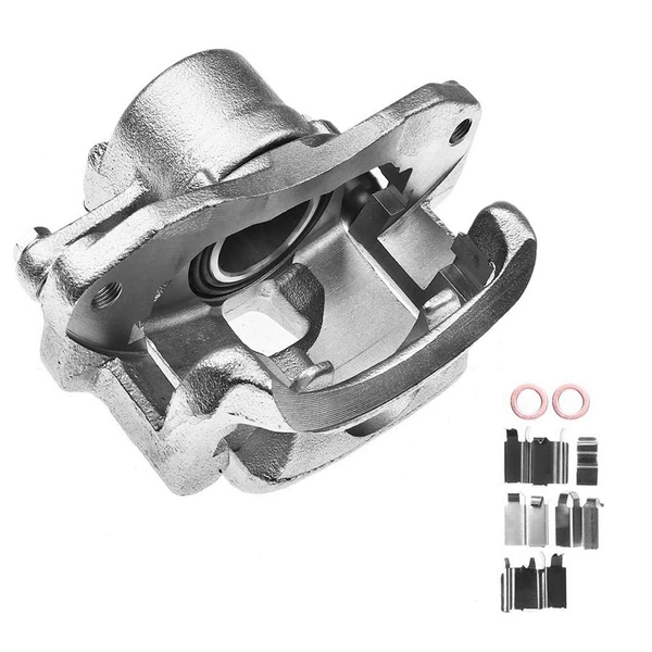 1-PC Brake Caliper, Front Left Driver Side, 1-Piston, A-Premium APBC1955