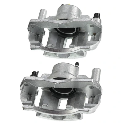2 Pcs Front Disc Brake Calipers with Bracket