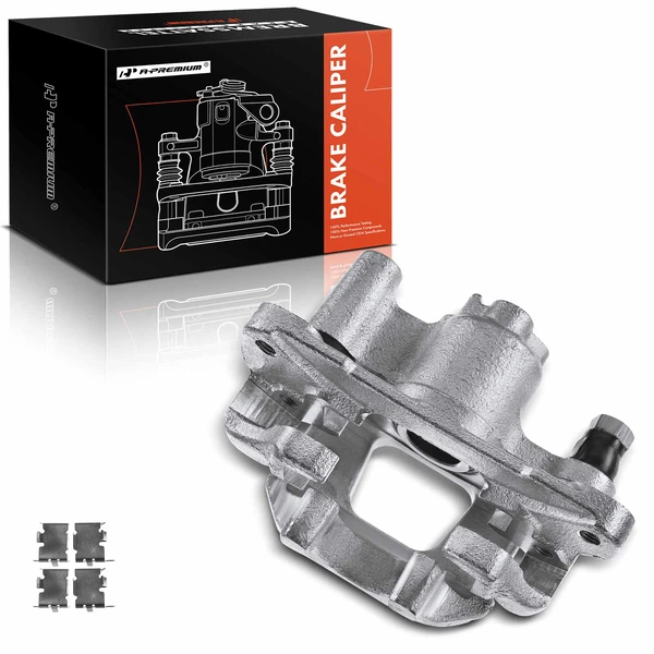 1-PC Brake Caliper, Rear Right Passenger Side, 1-Piston, A-Premium APBC0814