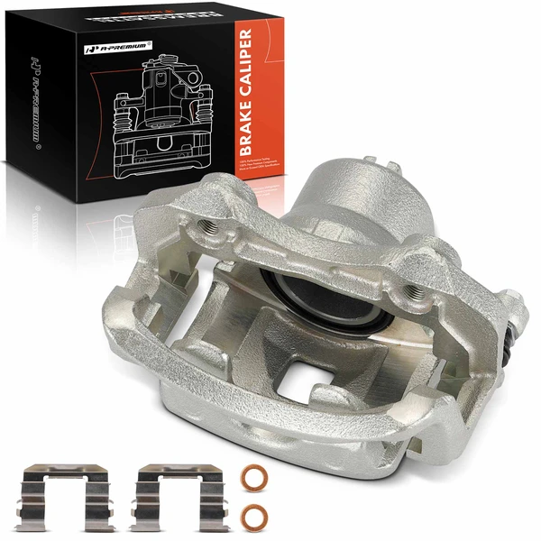 1-PC Brake Caliper, Front Left Driver Side, 1-Piston, A-Premium APBC1961