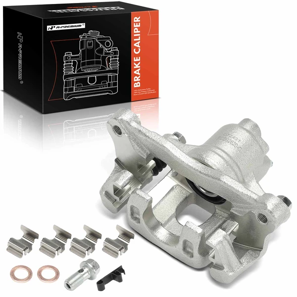 1-PC Brake Caliper, Rear Left Driver Side, 1-Piston, A-Premium APBC4363