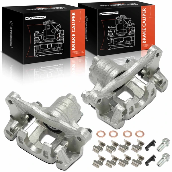 2-PC Brake Caliper, Rear Driver & Passenger, 1-Piston, A-Premium APBC4364