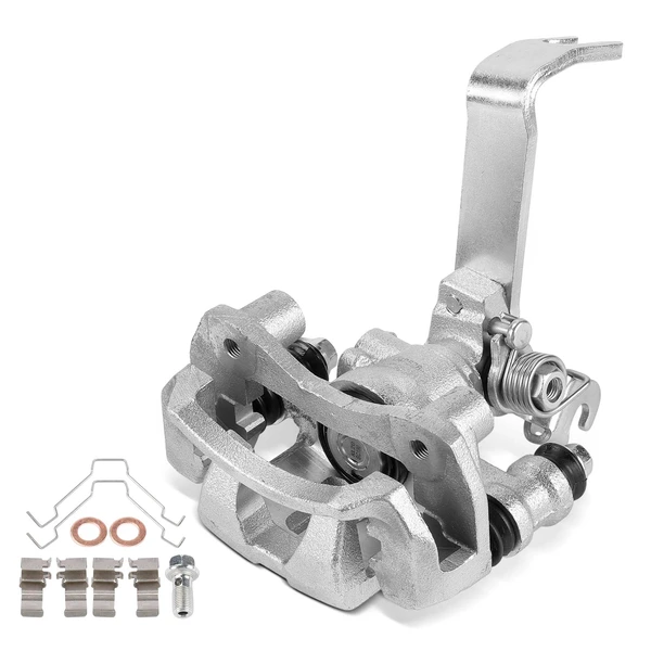 1-Pc Brake Caliper with Bracket Rear Right Passenger Side 1-Piston A-Premium APBC4641