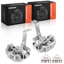 1998-2001 Kia Sephia 2pc Brake Caliper Rear Driver & Passenger Side 1-Piston A-Premium APBC4752