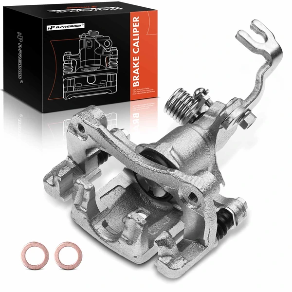 2000-2001 Nissan Sentra 1-Pc Brake Caliper Rear Right Passenger Side 1-Piston A-Premium APBC1964