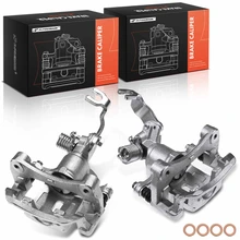 2 Pcs Rear Brake Caliper with Bracket