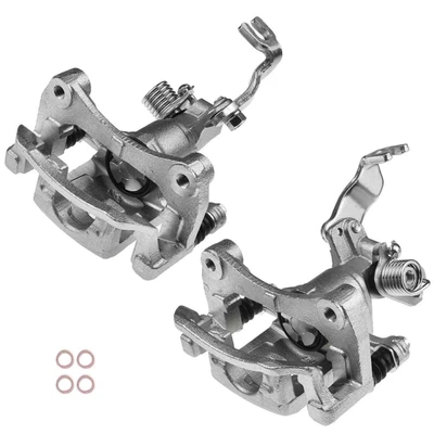 2 Pcs Rear Brake Caliper with Bracket