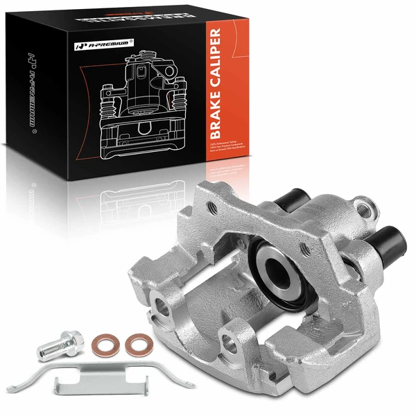 1-PC Brake Caliper, Rear Right Passenger Side, 1-Piston, A-Premium APBC3018
