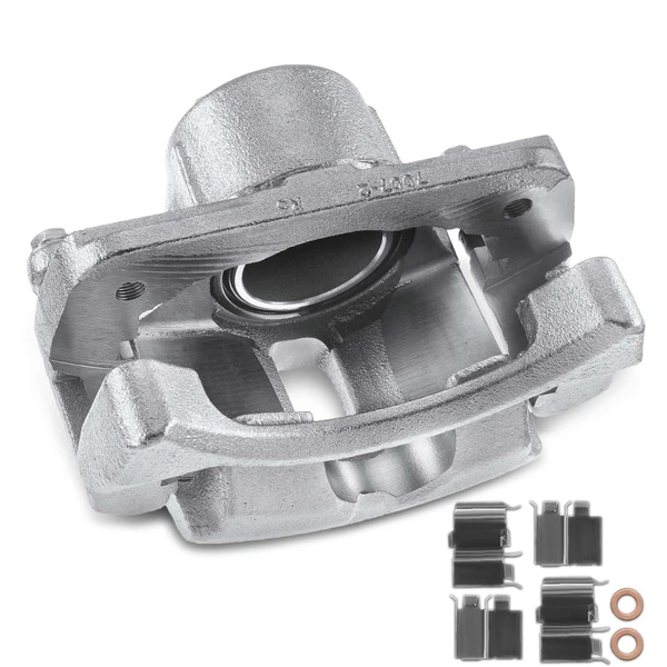 1-PC Brake Caliper, Front Left Driver Side, 1-Piston, A-Premium APBC0317