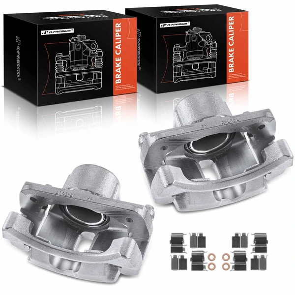 1999-2004 Honda Odyssey 2-Pc Brake Caliper Front Driver & Passenger 1-Piston A-Premium APBC1077