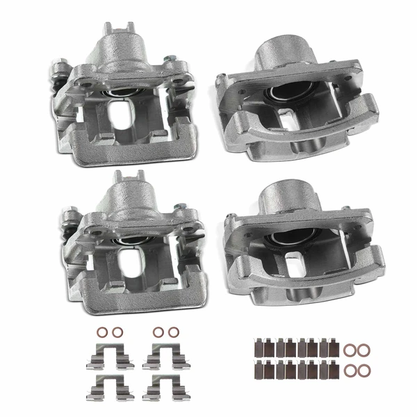 4-PC Brake Caliper, Front & Rear, 1-Piston, A-Premium APBC1534