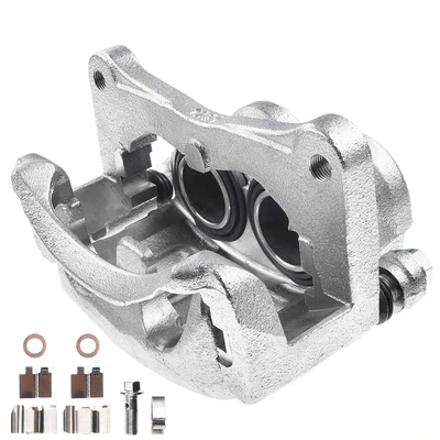 Front Passenger Brake Caliper with Bracket