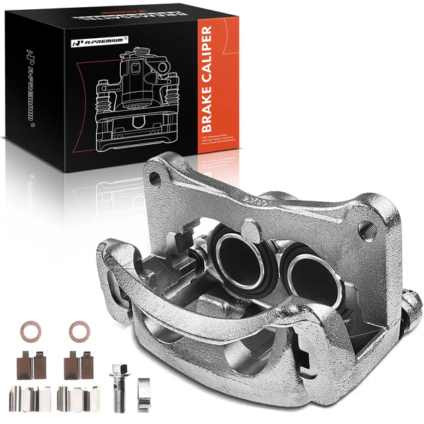 1-PC Brake Caliper, Front Left Driver Side, 2-Piston, A-Premium APBC2895