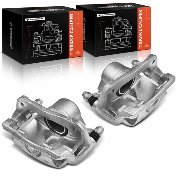 2-PC Brake Caliper, Front Driver & Passenger, 1-Piston, A-Premium APBC1235