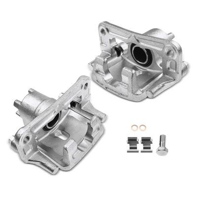 2 Pcs Rear Disc Brake Calipers with Bracket