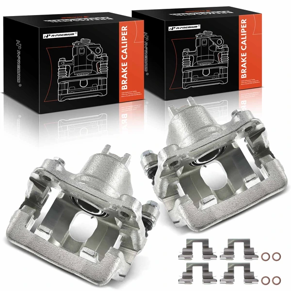 2-PC Brake Caliper, Rear Driver & Passenger, 1-Piston, A-Premium APBC0697