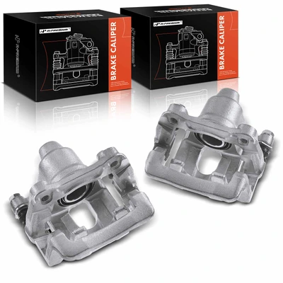 2 Pcs Rear Brake Caliper with Bracket