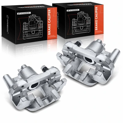 2 Pcs Rear Brake Caliper with Bracket