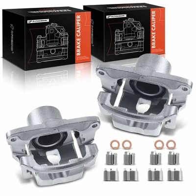 2 Pcs Front Brake Caliper with Bracket