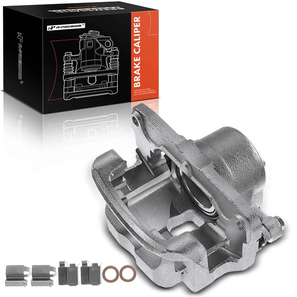 2001-2005 Toyota RAV4 1-Pc Brake Caliper Front Right Passenger Side 1-Piston A-Premium APBC1302