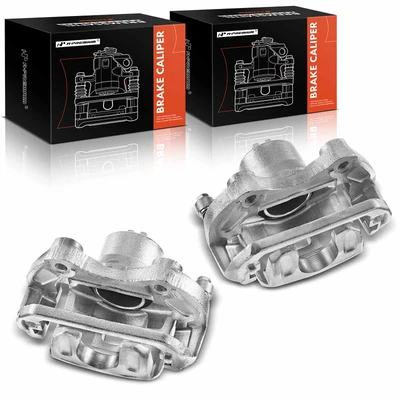 2 Pcs Front Brake Caliper with Bracket