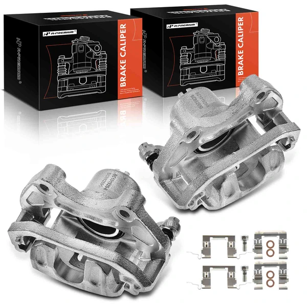 2002-2004 Infiniti I35 2-Pc Brake Caliper Front Driver & Passenger 1-Piston A-Premium APBC1006