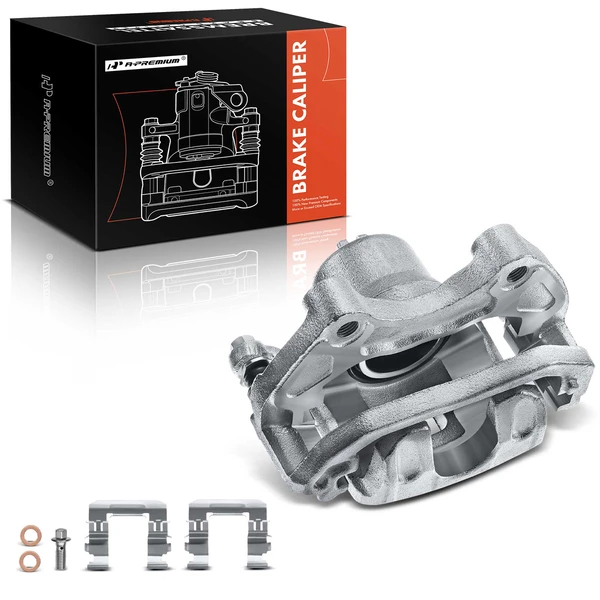 1-PC Brake Caliper, Front Right Passenger Side, 1-Piston, A-Premium APBC1004