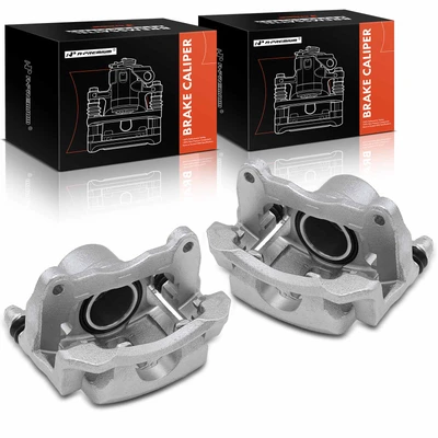 2 Pcs Front Brake Caliper with Bracket