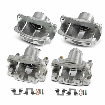 4 Pcs Front & Rear Disc Brake Calipers