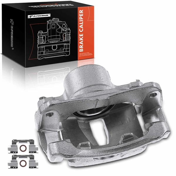 1-PC Brake Caliper, Front Right Passenger Side, 1-Piston, A-Premium APBC1141