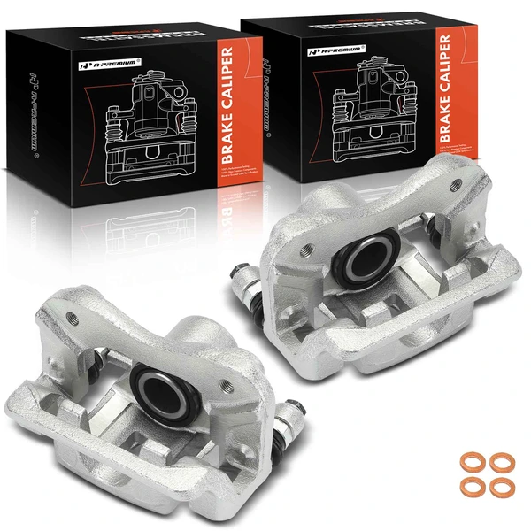 2004-2006 Kia Amanti 2-Pc Brake Caliper Rear Driver & Passenger 1-Piston A-Premium APBC1992