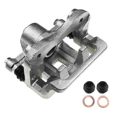 Rear Passenger Brake Caliper with Bracket