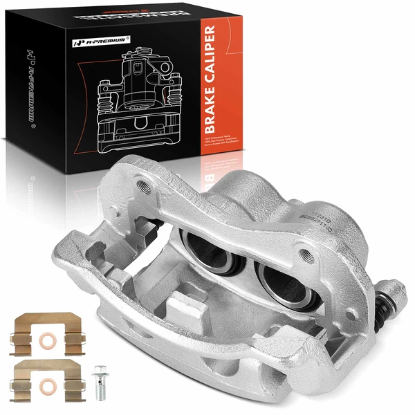 2001-2006 Hyundai Santa Fe 1-Pc Brake Caliper Front Right Passenger Side 2-Piston A-Premium APBC1996