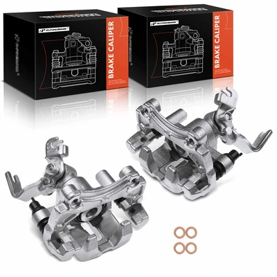 2 Pcs Rear Brake Caliper with Bracket