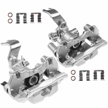 2 Pcs Rear Disc Brake Calipers with Bracket for Mazda Protege Protege5