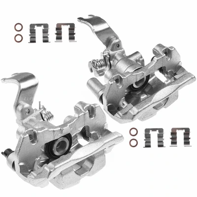 2 Pcs Rear Disc Brake Calipers with Bracket
