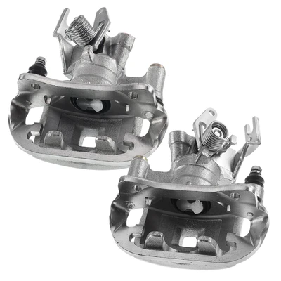 2 Pcs Rear Disc Brake Calipers with Bracket