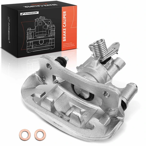 1-PC Brake Caliper, Rear Right Passenger Side, 1-Piston, A-Premium APBC3037